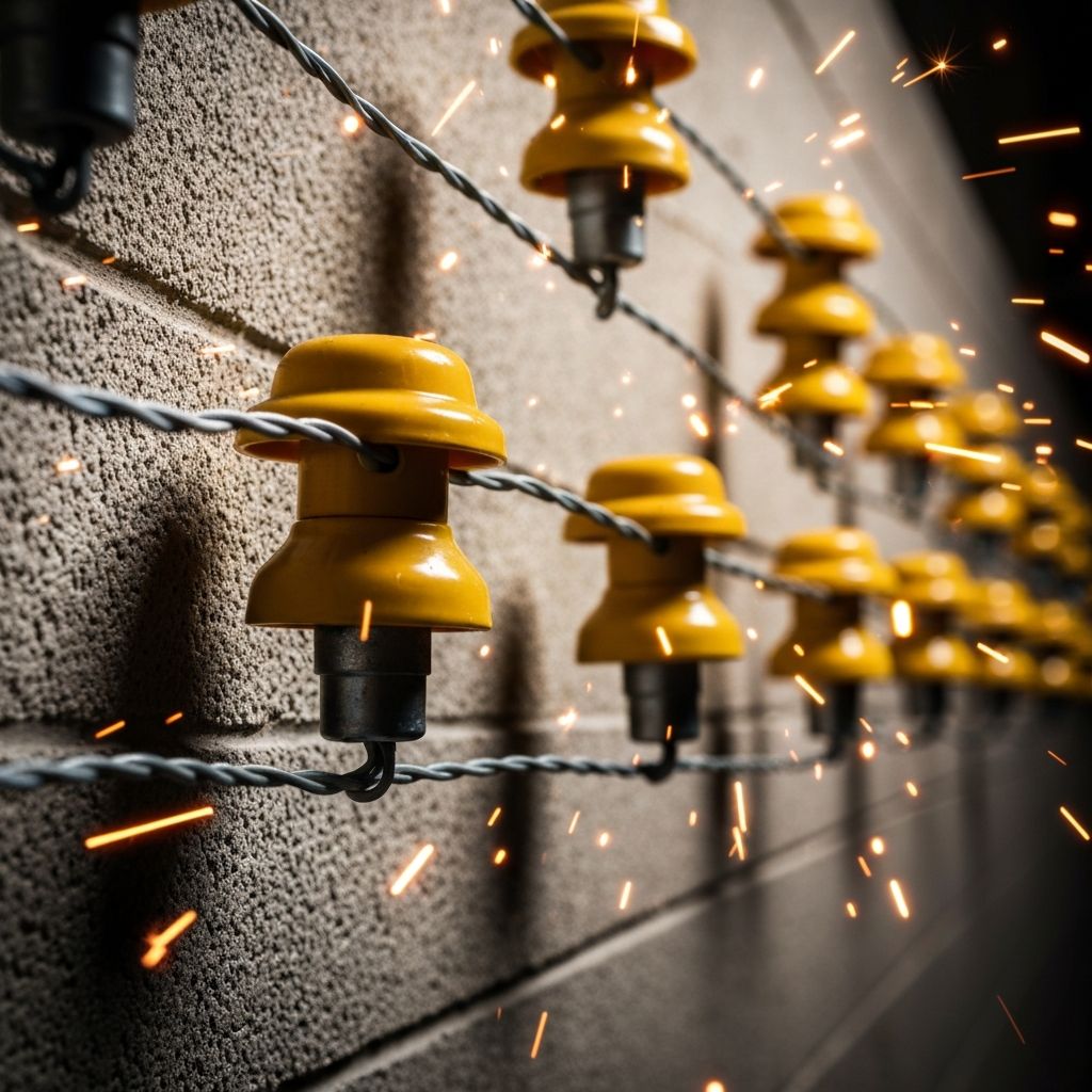 Cerco electrico instalado